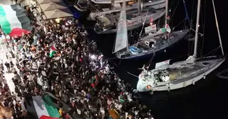 গাজাগামী ত্রাণবাহী জাহাজ ফ্রিডম ফ্রোটিলার নিরাপত্তায় যুদ্ধজাহাজ পাঠানোর ঘোষণা ইতালি-স্পেনের